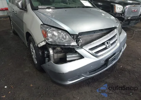 2007 Honda Odyssey Ex-L из США, поврежденный, VIN 5FNRL38727B060519